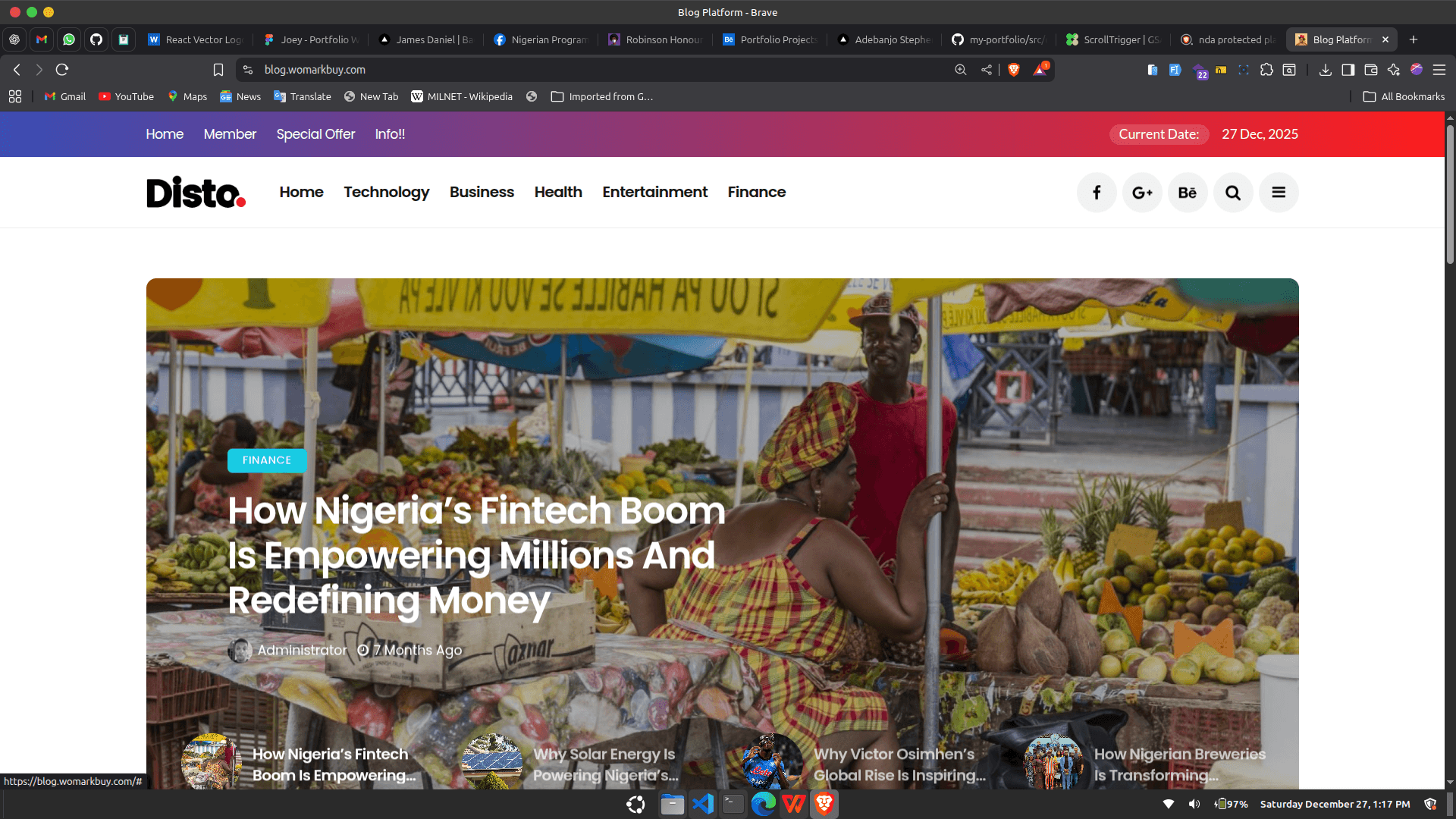 Blog Platform with RBAC
